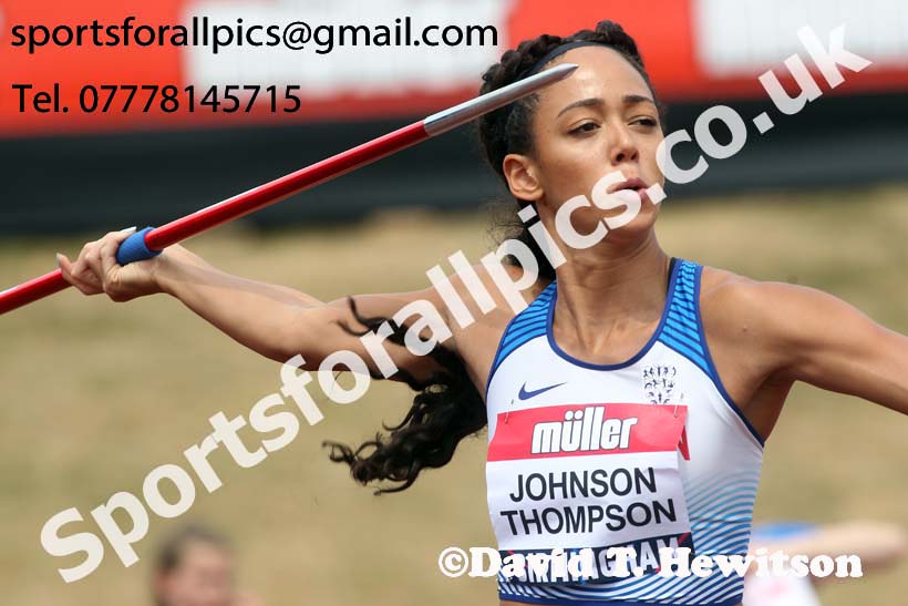 Womens javelin, Muller British Championships, Alexander Stadium, Birmingham. Photo: David T. Hewitson/Sports for All Pics